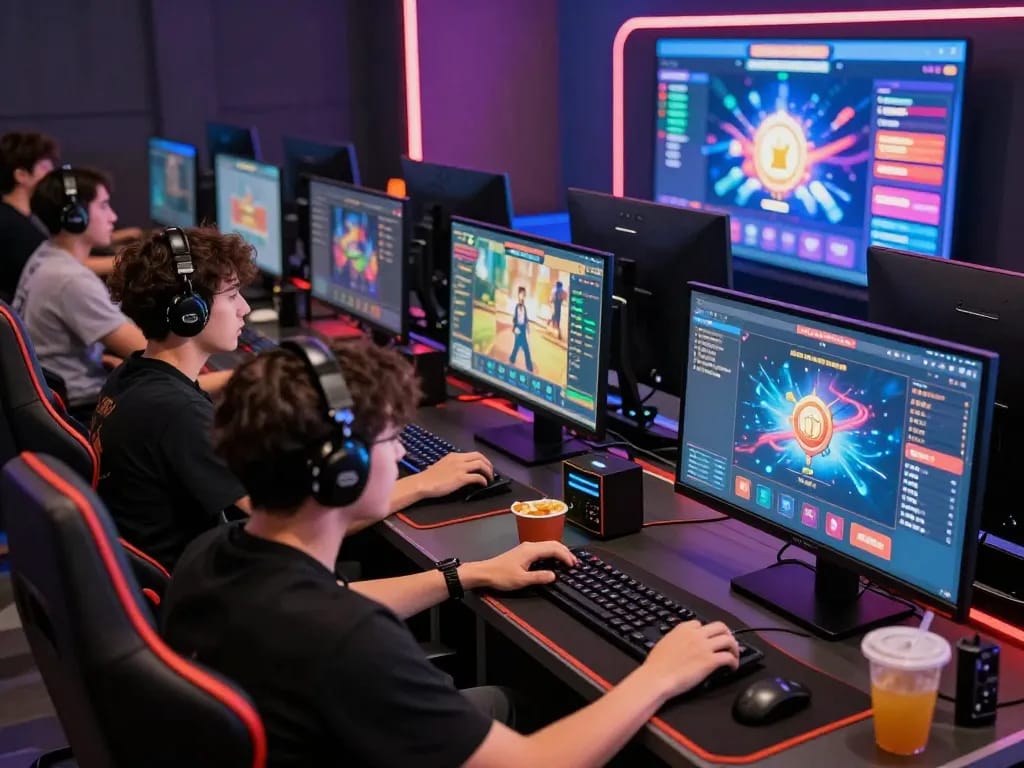 Online gaming players actively engaged on the platform https://nohu78.de.com, showcasing vibrant graphics and community spirit.
