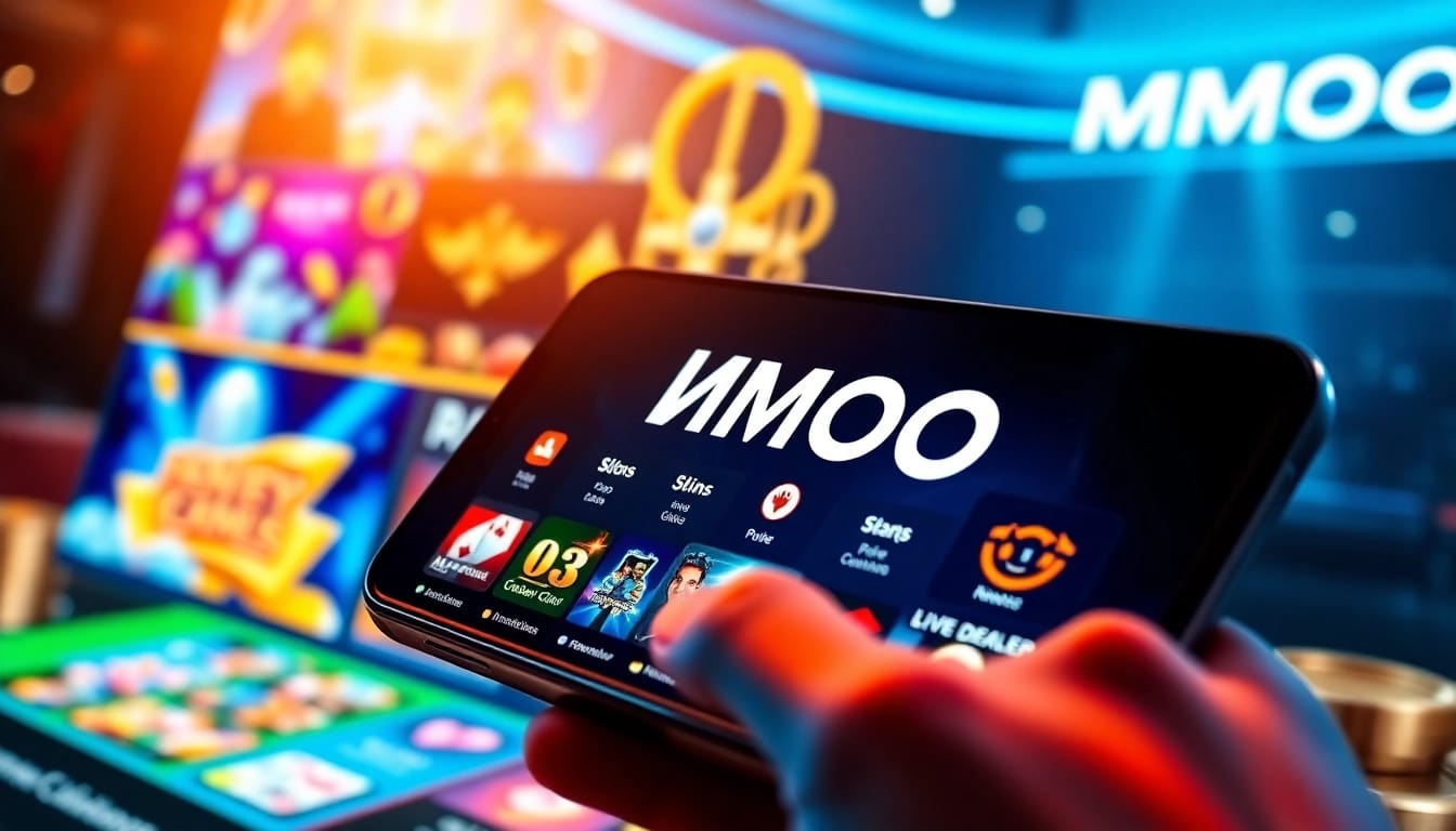 Exciting interface of nhà cái mmoo showcasing vibrant online casino games and user-friendly experience.