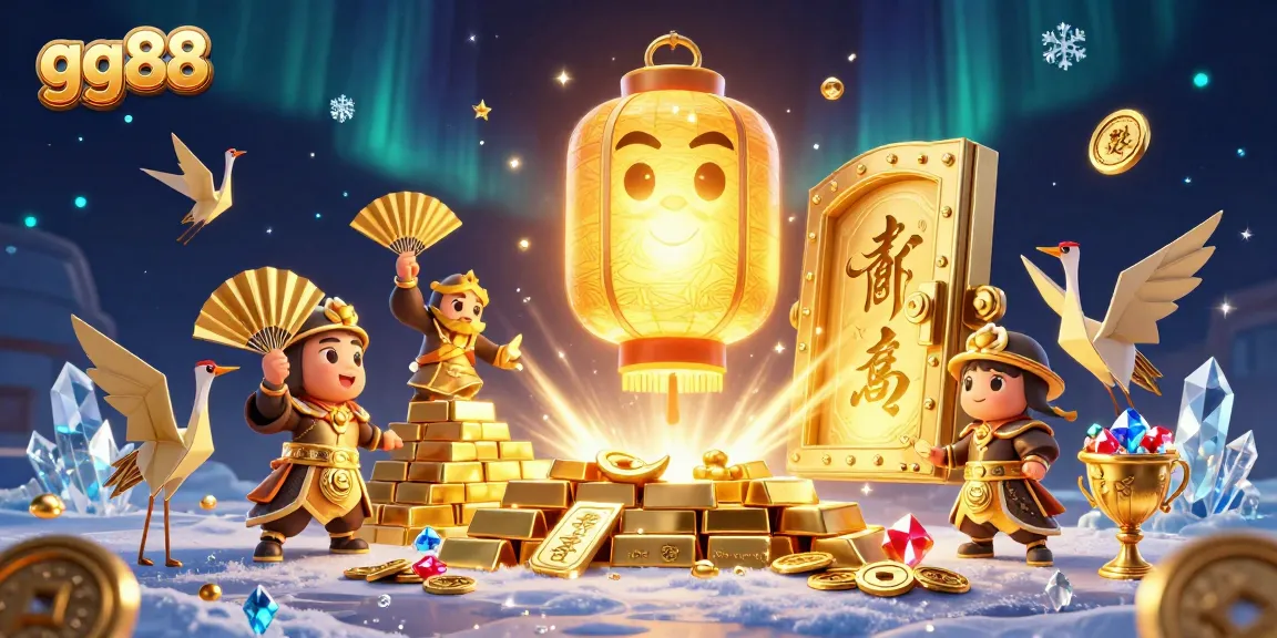 Experience thrilling gaming action at gg88 with a vibrant casino scene full of gold and excitement.