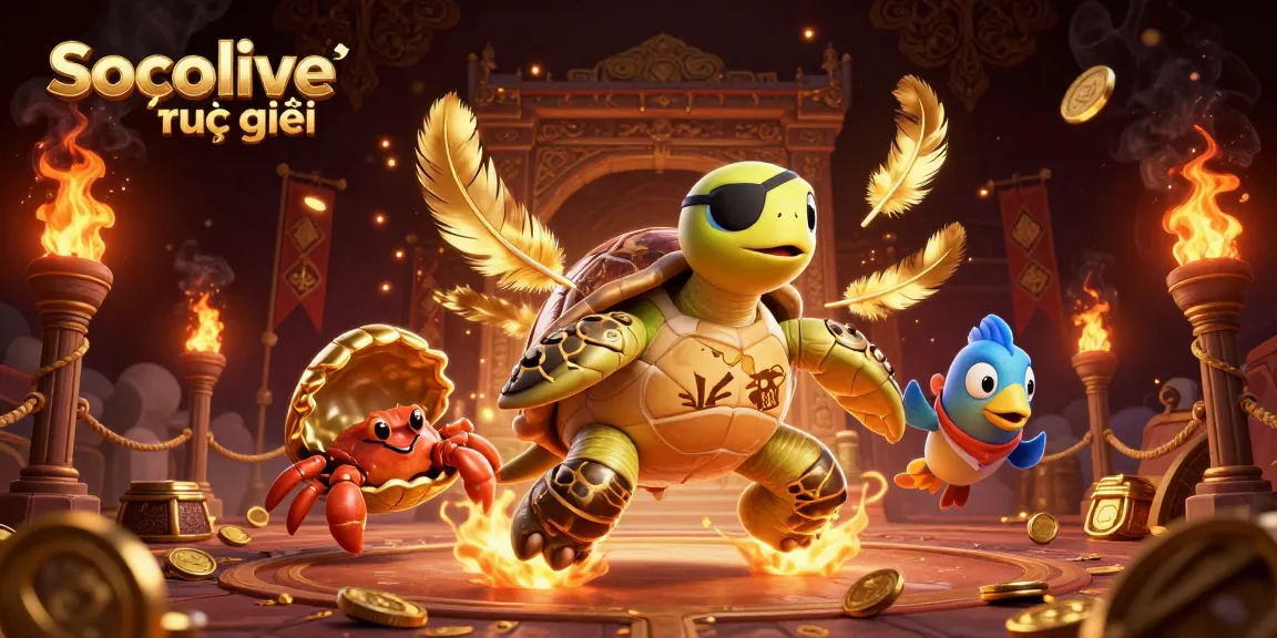 Engage in thrilling Socolive trực tiếp action with exclusive HD streaming, golden elements, and vibrant characters.