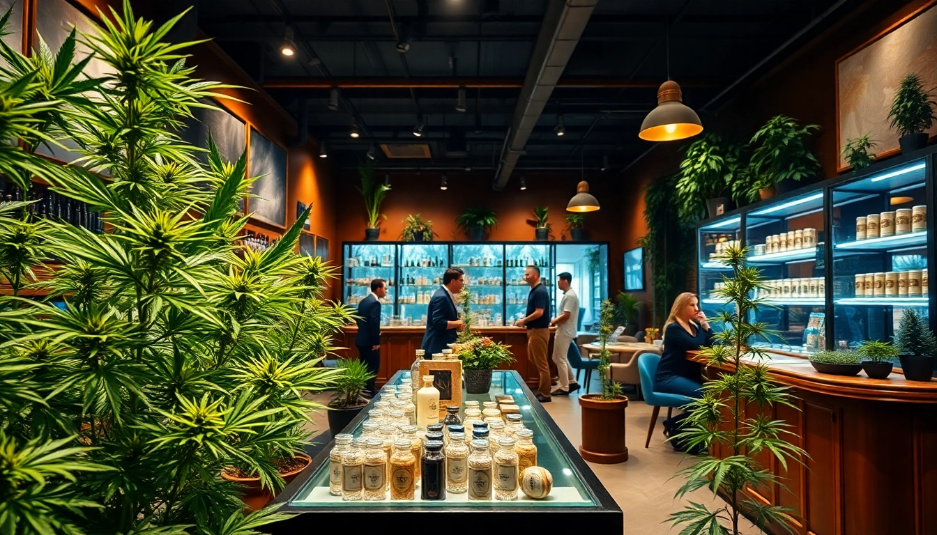 Association cannabis shop Lloret de Mar avec un intérieur accueillant et des produits variés.